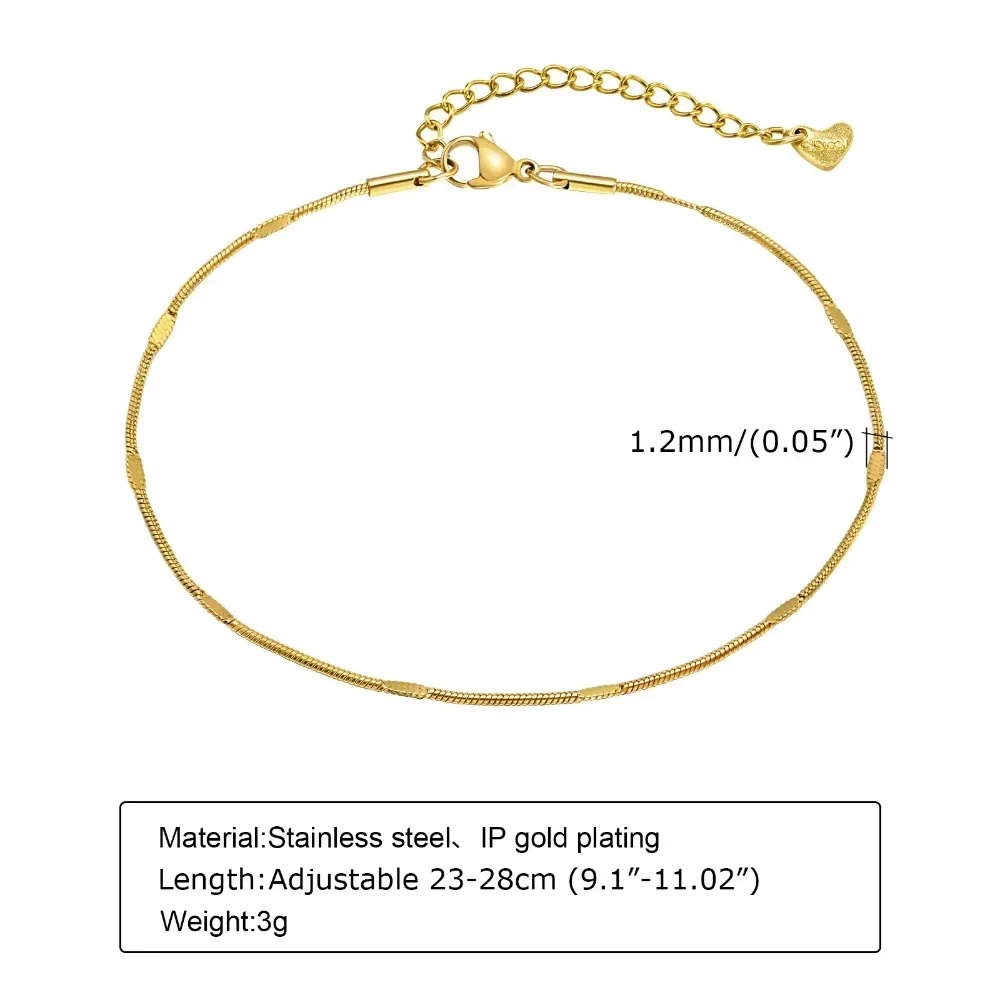 미니멀리스트 골드톤 스테인리스 스틸 스쿼시드 스네이크  - Jc Jewelry & Watches Photos 리뷰 및 가격